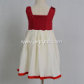 stripe chiffon  sleeveless baby girls dress